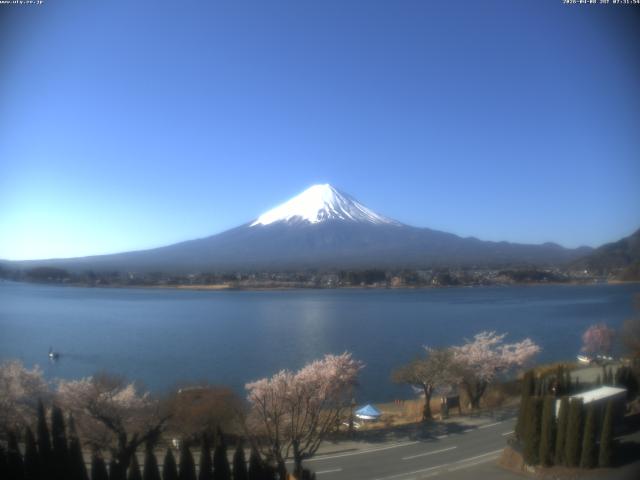 河口湖からの富士山