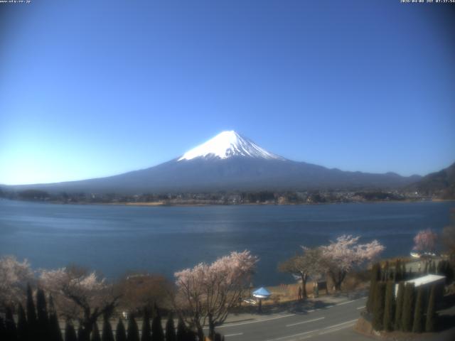 河口湖からの富士山