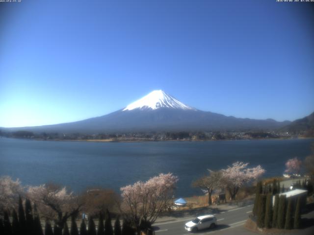 河口湖からの富士山
