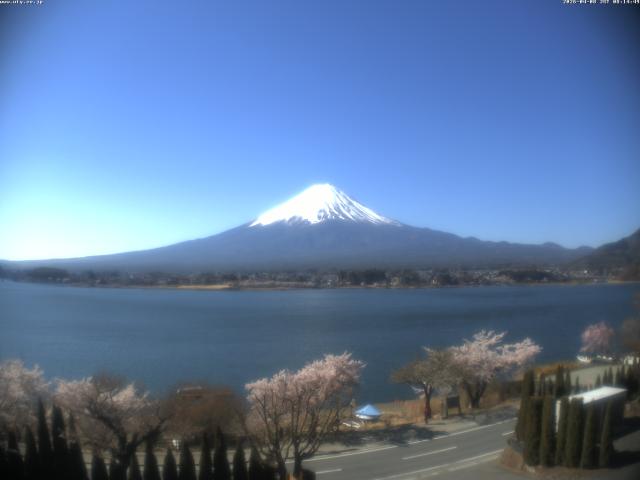 河口湖からの富士山