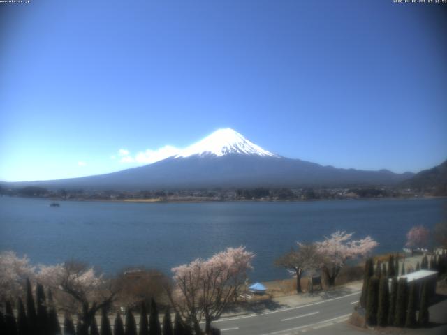 河口湖からの富士山