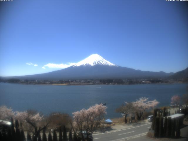 河口湖からの富士山