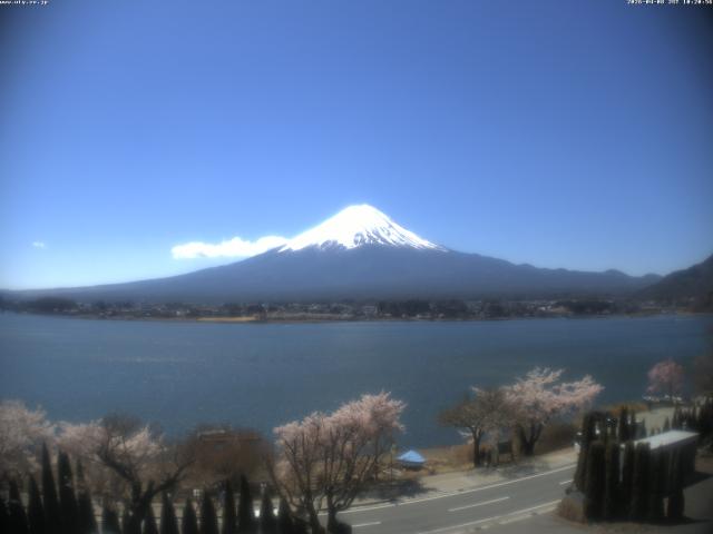 河口湖からの富士山