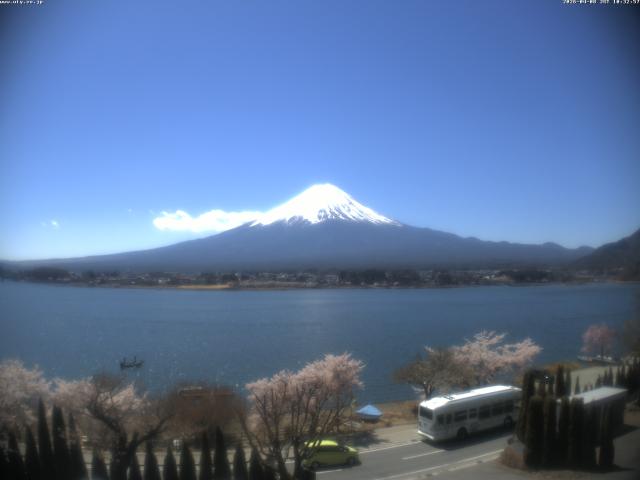 河口湖からの富士山