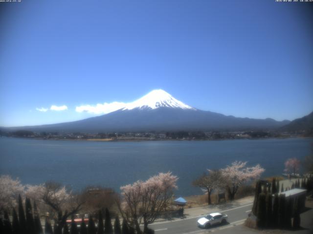 河口湖からの富士山