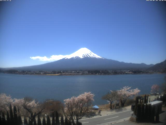 河口湖からの富士山