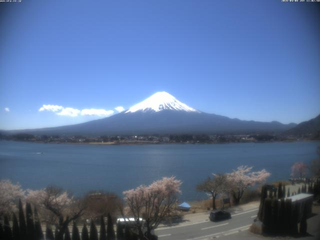 河口湖からの富士山