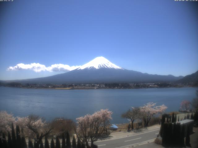 河口湖からの富士山