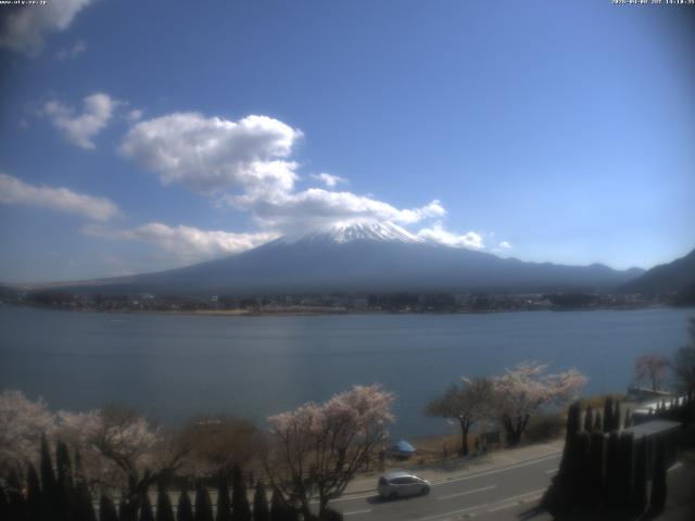河口湖からの富士山