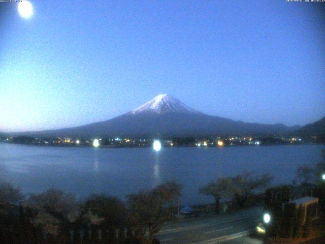河口湖からの富士山