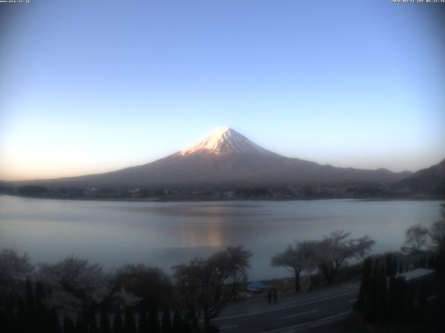 河口湖からの富士山