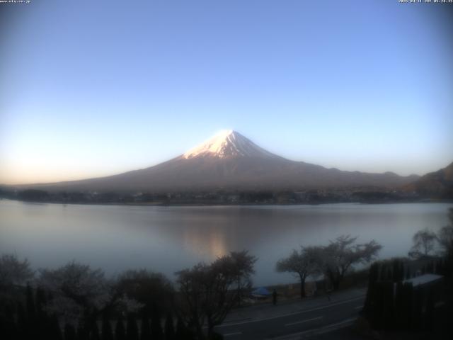 河口湖からの富士山