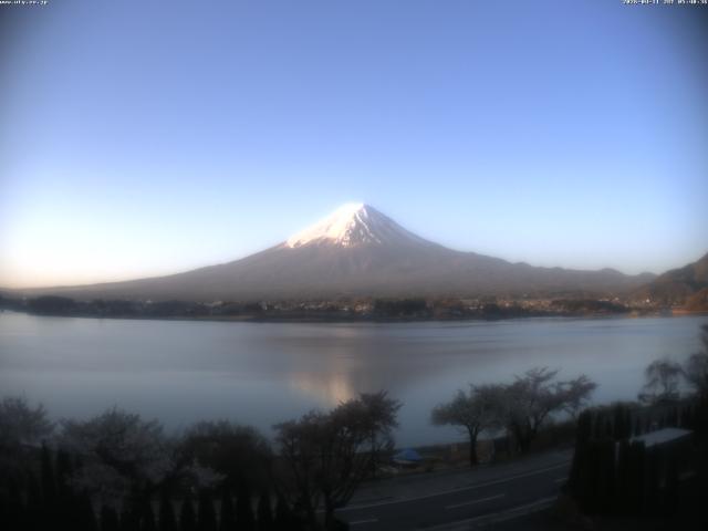 河口湖からの富士山