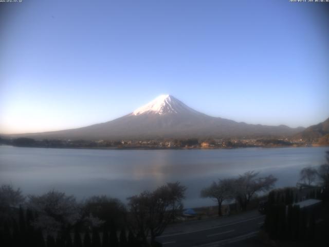河口湖からの富士山