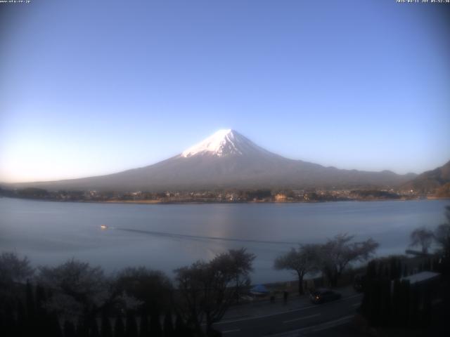 河口湖からの富士山