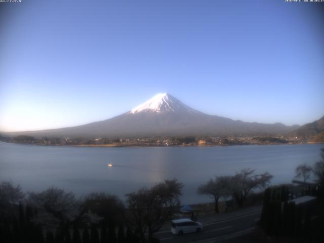 河口湖からの富士山