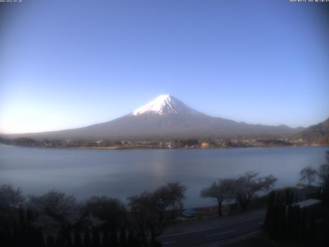 河口湖からの富士山