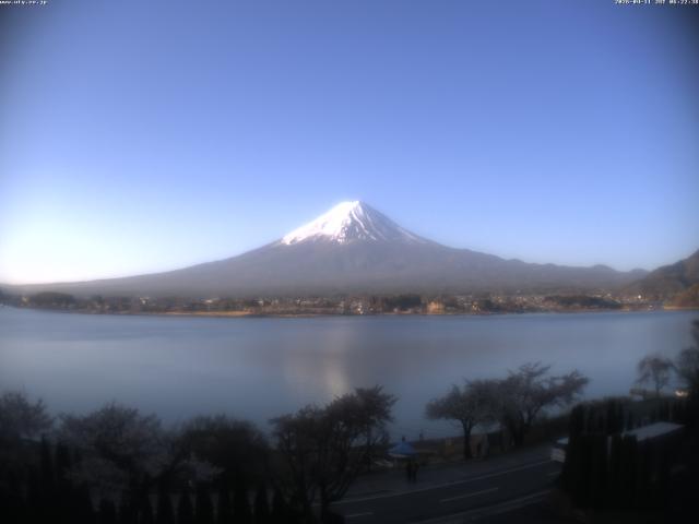 河口湖からの富士山