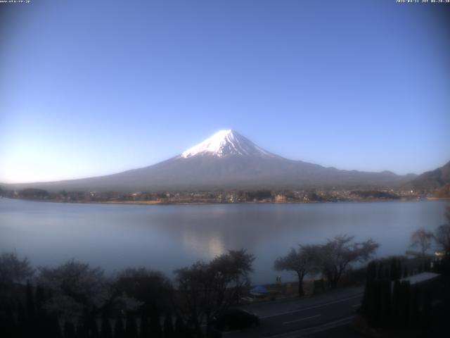河口湖からの富士山