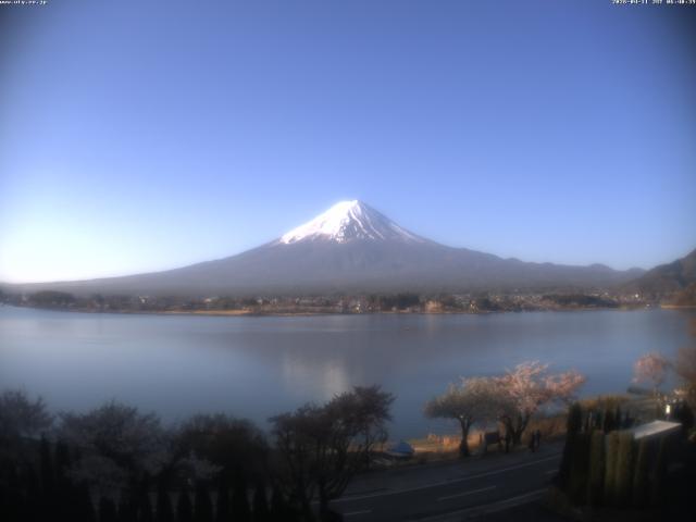 河口湖からの富士山