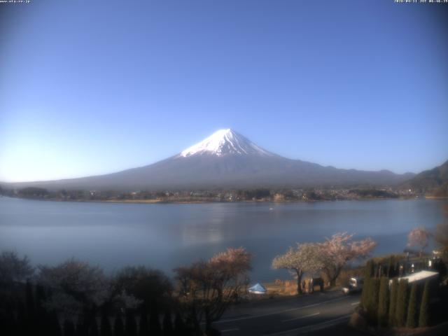 河口湖からの富士山