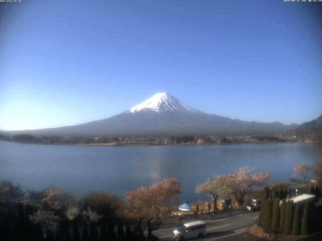 河口湖からの富士山