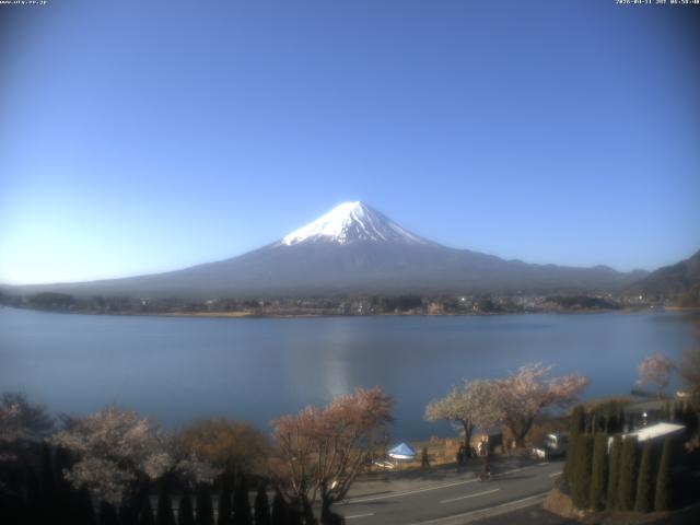 河口湖からの富士山