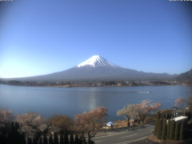 河口湖からの富士山