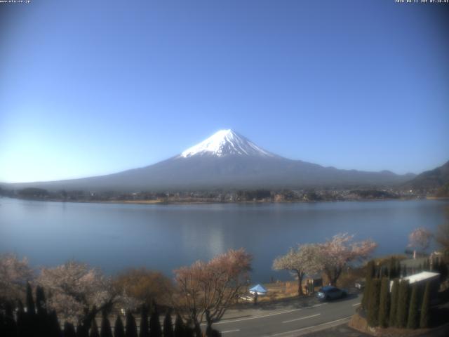 河口湖からの富士山