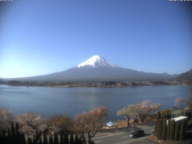 河口湖からの富士山