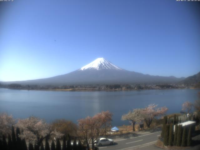 河口湖からの富士山