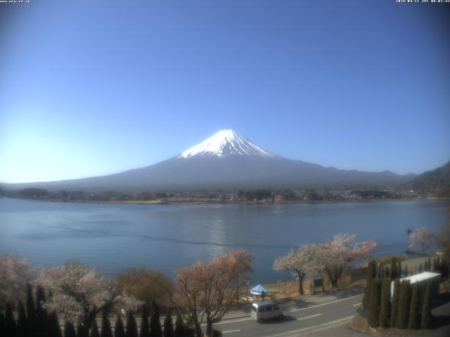 河口湖からの富士山