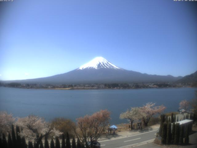 河口湖からの富士山