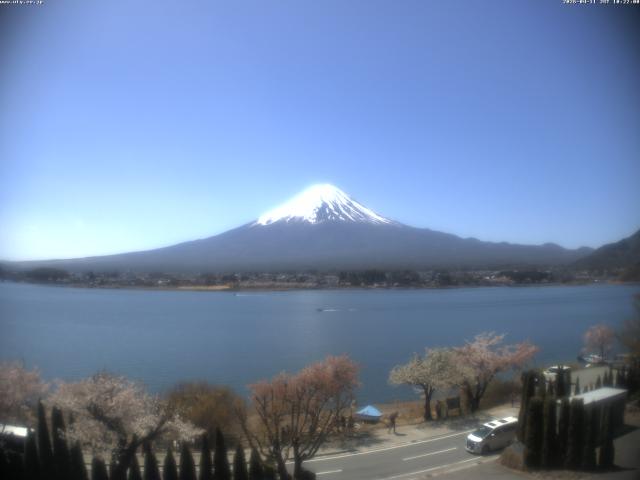 河口湖からの富士山