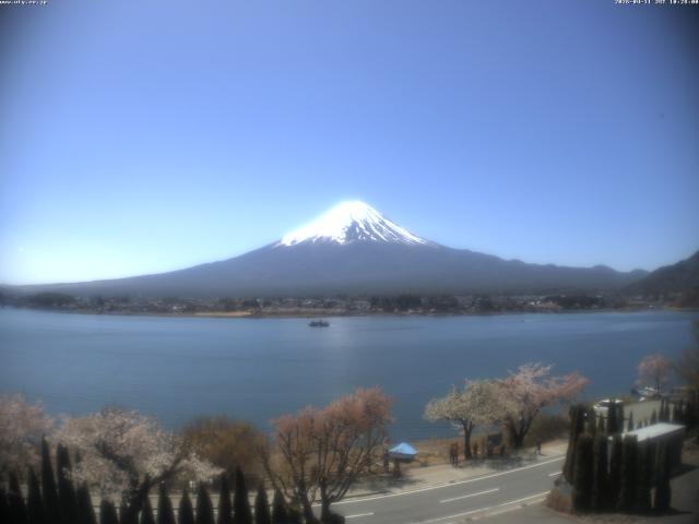 河口湖からの富士山