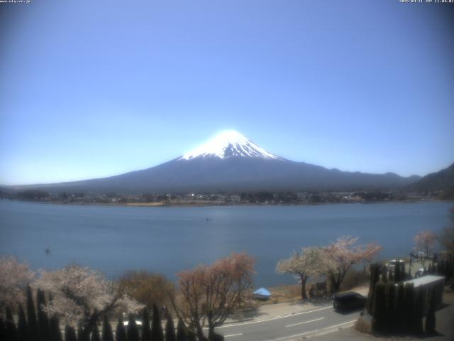 河口湖からの富士山