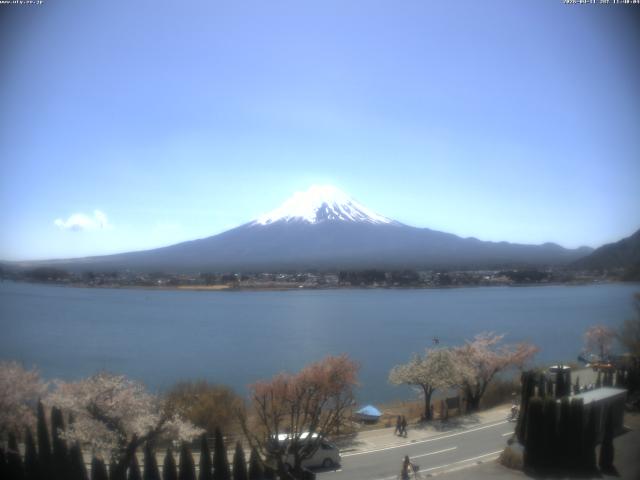 河口湖からの富士山