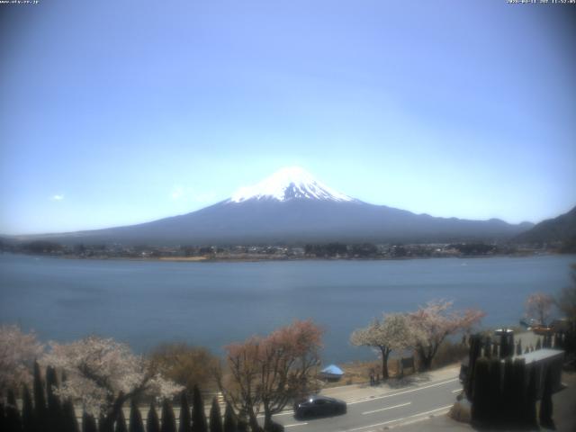 河口湖からの富士山