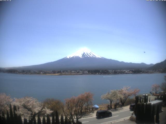 河口湖からの富士山