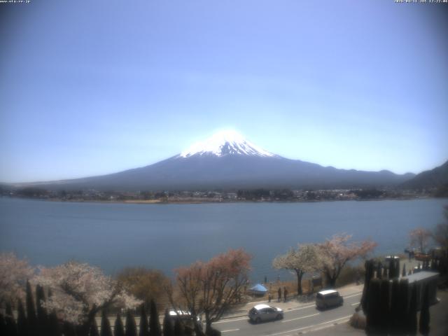 河口湖からの富士山