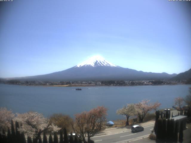 河口湖からの富士山