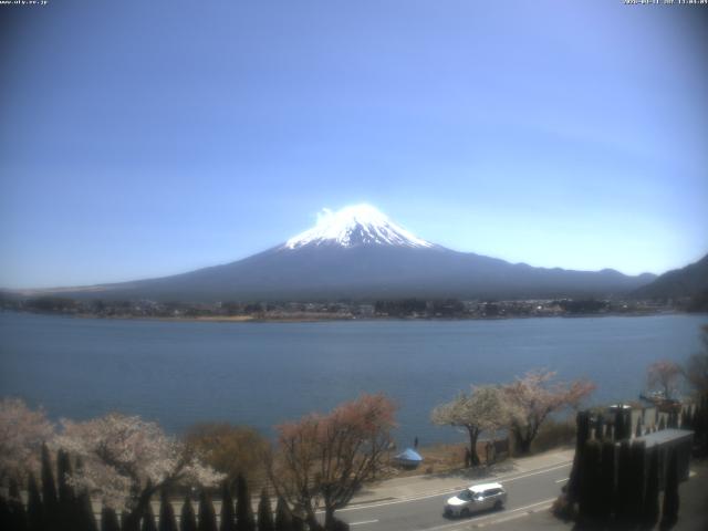 河口湖からの富士山