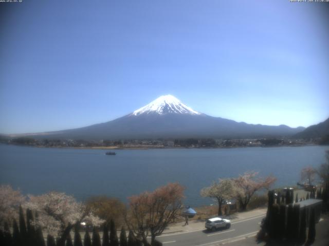 河口湖からの富士山
