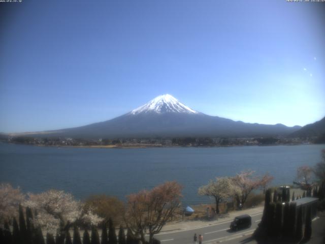河口湖からの富士山