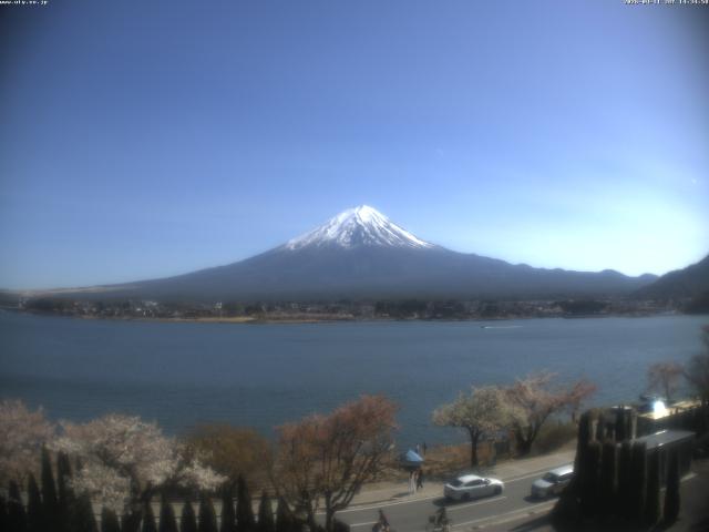 河口湖からの富士山
