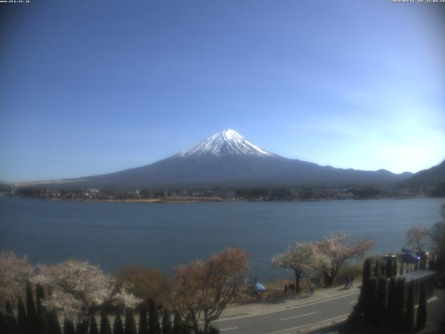 河口湖からの富士山