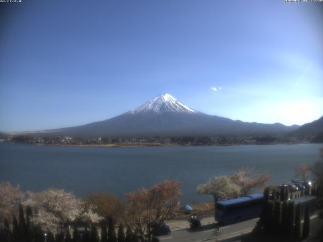 河口湖からの富士山