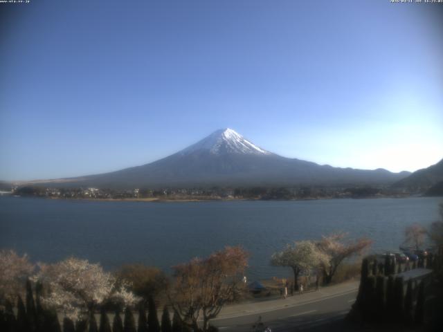 河口湖からの富士山