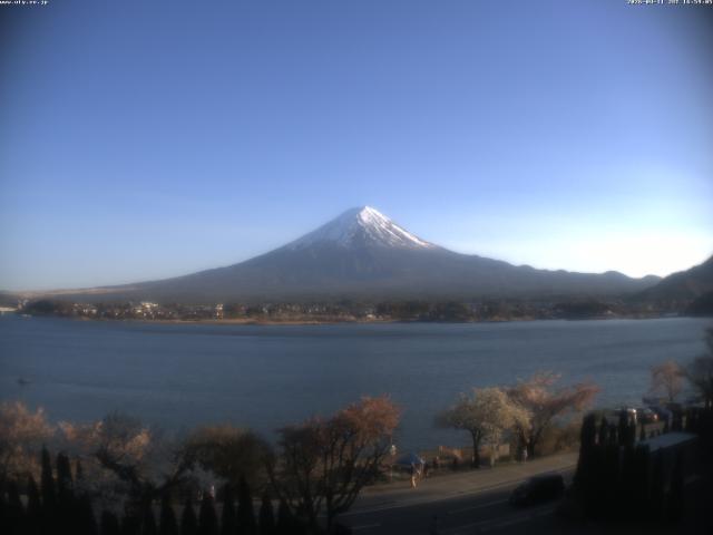 河口湖からの富士山