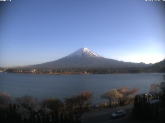 河口湖からの富士山